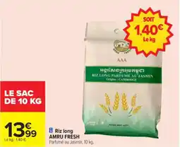 Carrefour Riz long Parfumé au Jasmin offre