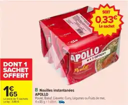 Carrefour Nouilles instantanées apollo offre