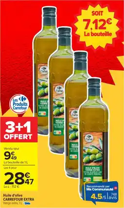 Carrefour Huile d'olive carrefour extra offre