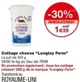 Longley farm cottage cheese