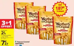 Carrefour Popcorn caramel werther's offre