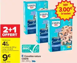 Carrefour Crevettes nature costa offre