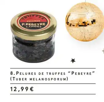Monoprix Pebeyre pelures de truffes (tuber melanosporum) offre