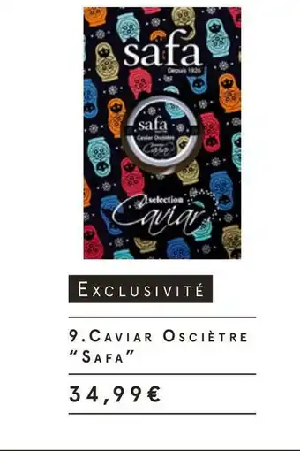 Monoprix Caviar osciètre offre