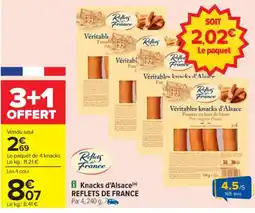 Carrefour Knacks d'alsace reflets de france offre