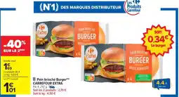 Carrefour Pain brioché burger(m) carrefour extra offre