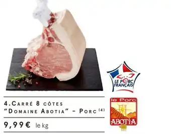 Monoprix Domaine abotia carré 8 côtes - porc offre