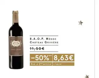 Monoprix Château grivière a.o.p.médoc offre