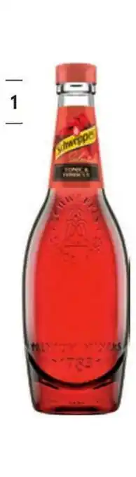 Monoprix Schweppes sélection soft tonic & hibiscus offre