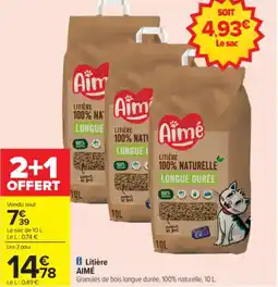 Carrefour Litière aimé offre