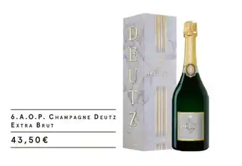 Monoprix A.o.p. champagne deutz extra brut offre