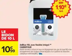 Carrefour Adblue 10l avec flexible intégré carrefour offre