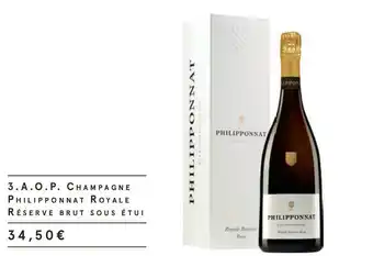 Monoprix Philipponnat royale a.o.p. champagne réserve brut sous étui offre