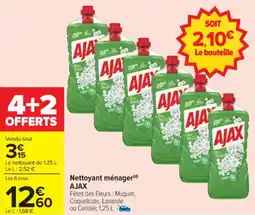 Carrefour Nettoyant ménager AJAX offre