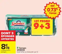 Carrefour Éponges spontex offre