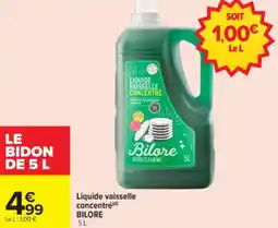 Carrefour Liquide vaisselle concentre bilore offre