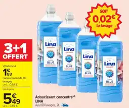 Carrefour Adoucissant concentré LINA offre
