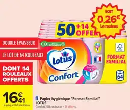 Carrefour LOTUS Confort offre
