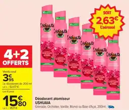 Carrefour Déodorant atomiseur ushuaia offre