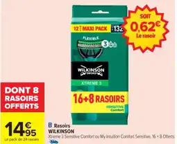 Carrefour Rasoirs wilkinson offre