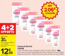 Carrefour Crème de Douche CADUM offre