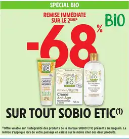 Intermarché Hyper SOBIO ETIC Sur tout offre
