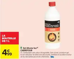 Carrefour Gel allume feu carrefour offre