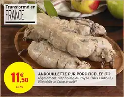 Intermarché Hyper Andouillette pur porc ficelée offre