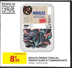 Intermarché Hyper Moules format familial producteurs et commercants offre