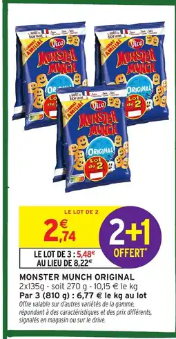 Intermarché Hyper MONSTER Munch original offre