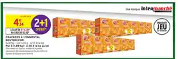 Intermarché Hyper BOUTON D'OR Crackers à l'emmental offre