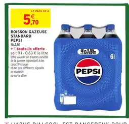 Intermarché Hyper PEPSI Boisson gazeuse standard offre