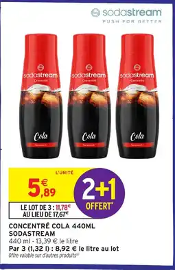 Intermarché Hyper SODASTREAM Concentré cola offre