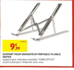 Intermarché Hyper Support pour ordinateur portable pliable inotek offre