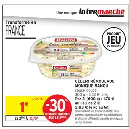 Intermarché Hyper MONIQUE RANOU Céleri rémoulade offre