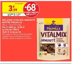 Intermarché Hyper MAÎTRE PRUNILLE Mélange vitalmix immunité offre