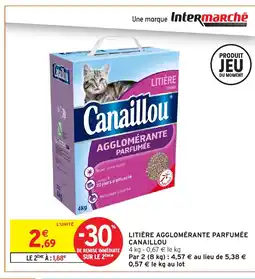 Intermarché Hyper CANAILLOU Litière agglomérante parfumée offre