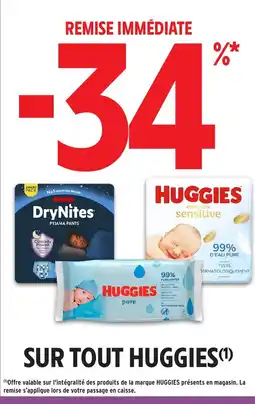 Intermarché Hyper HUGGIES Sur tout offre
