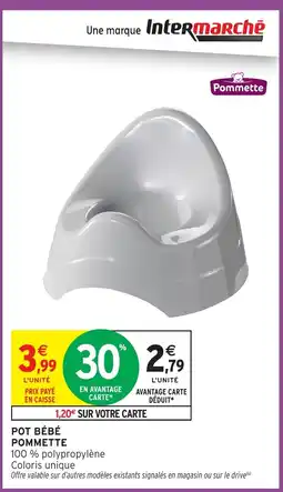 Intermarché Hyper POMMETTE Pot bébé offre
