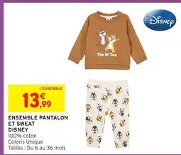 Intermarché Hyper DISNEY Ensemble pantalon et sweat offre