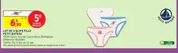 Intermarché Hyper PETIT BATEAU Lot de 3 slips fille offre