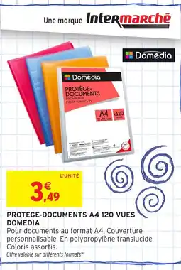 Intermarché Hyper DOMEDIA Protege-documents a4 120 vues offre