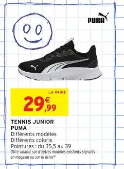 Intermarché Hyper PUMA Tennis junior offre
