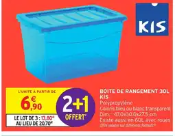 Intermarché Hyper KIS Boite de rangement offre