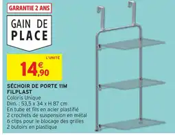 Intermarché Hyper Séchoir de porte 11m offre