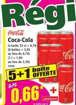 Norma COCA-COLA offre