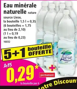 Norma Eau minérale naturelle offre