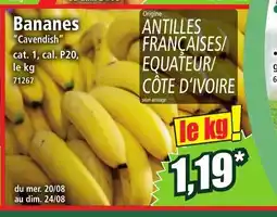 Norma Bananes offre