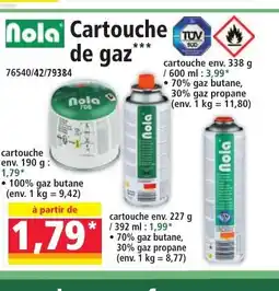 Norma Cartouche de gaz offre