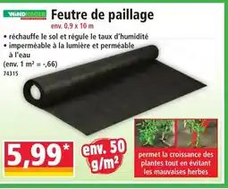 Norma WINDHAGER Feutre de paillage offre